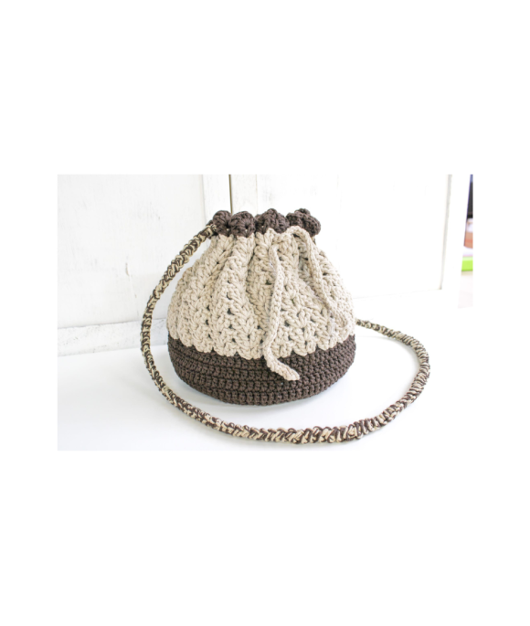 100% Cotton Cord Bucket Shoulder Strap