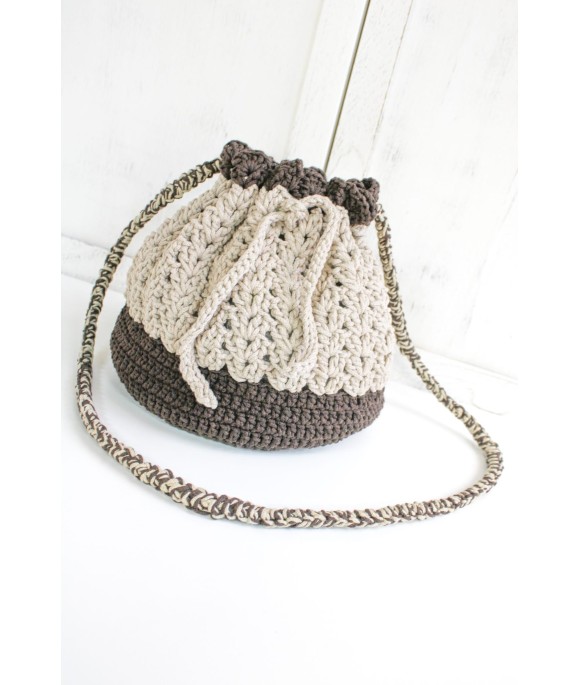 100% Cotton Cord Bucket Shoulder Strap