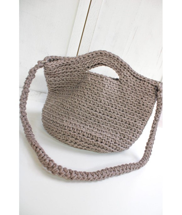 100% cotton cord basket shoulder strap