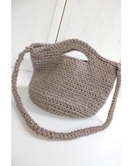 100% cotton cord basket shoulder strap