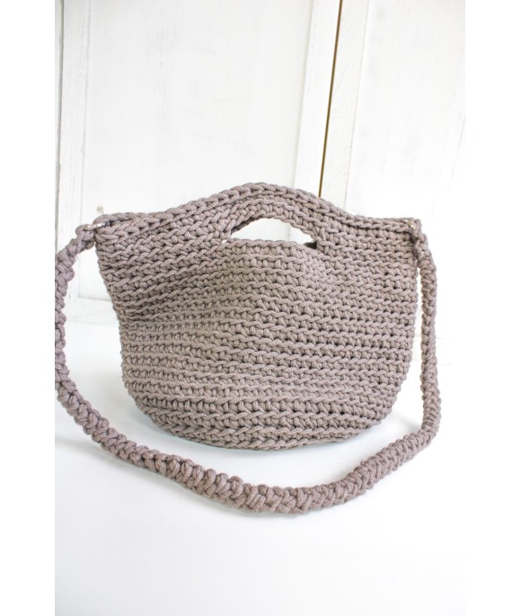 100% cotton cord basket shoulder strap