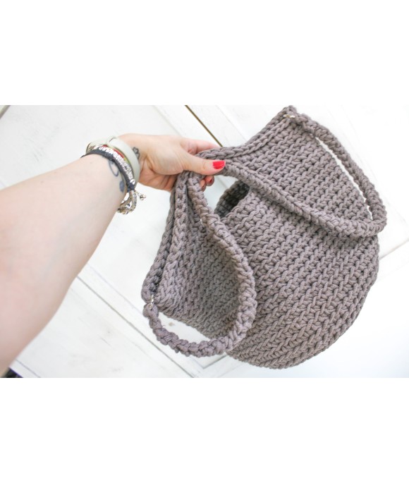 100% cotton cord basket shoulder strap