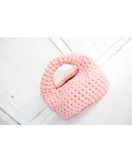 Pink Ribbon Basket Bag