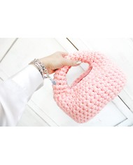 Pink Ribbon Basket Bag