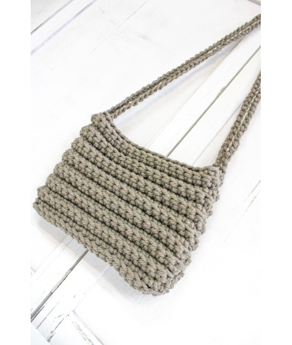 Macramé Shoulder Strap - Biscuit