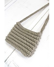 Macramé Shoulder Strap - Biscuit