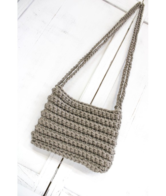 Macramé Shoulder Strap - Biscuit