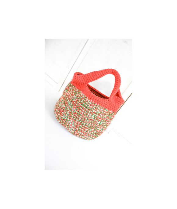 Wool blend handbag