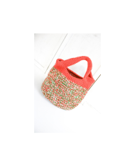 Wool blend handbag