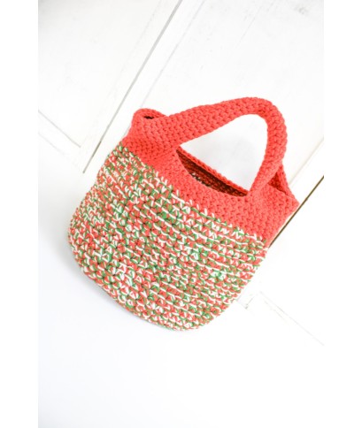 Wool blend handbag