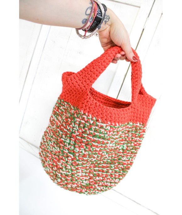 Wool blend handbag