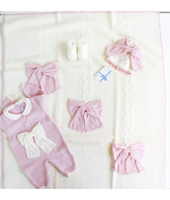 Pigtail Set With Braided Bow Onesie §93