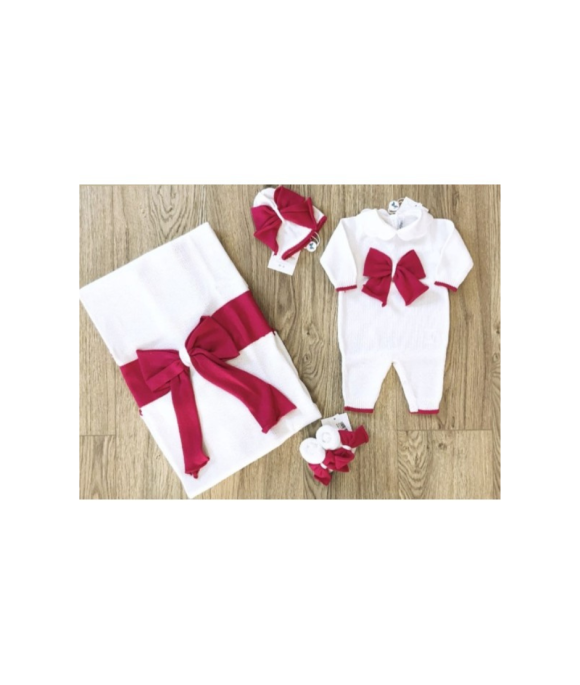 Bow Cotton Onesie Set §96