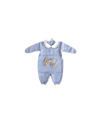 Playsuit with double braid and bow §118