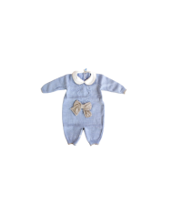 Playsuit with double braid and bow §118