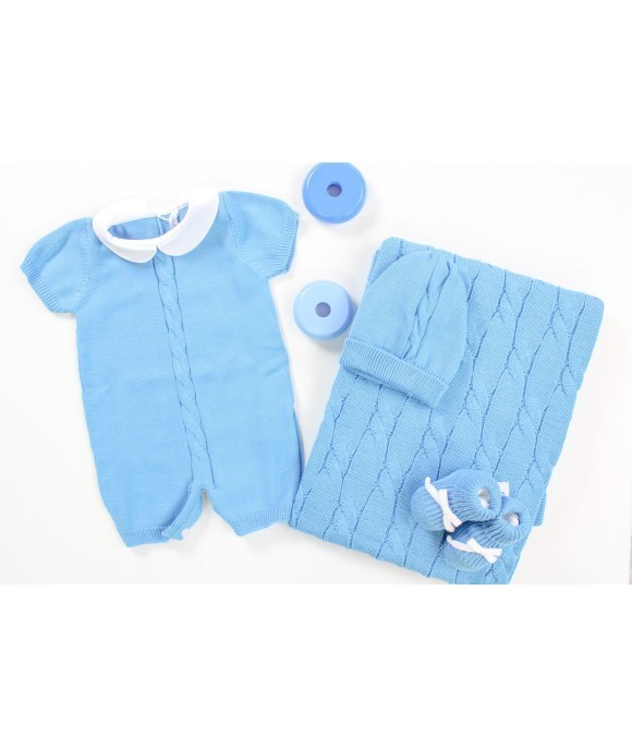 Cotton Braid Set - Short Playsuit §132