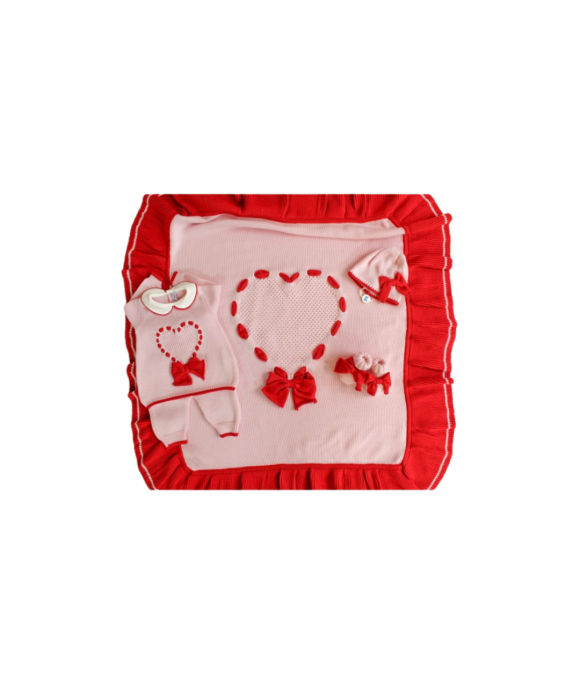 Heart Ribbon + Rouche Set §138