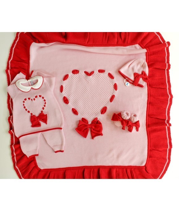 Heart Ribbon + Rouche Set §138