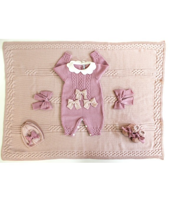 Set of 3 braids and 3 bows - Onesie §139