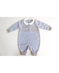 Male Woolen Horizontal Striped Onesie §151