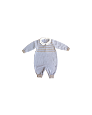 Male Woolen Horizontal Striped Onesie §151