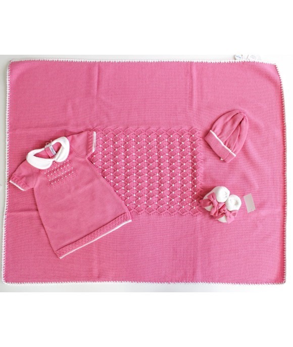 Set Punto Smock Cotone - Vestina 154