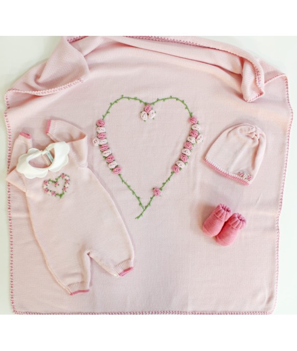 Heart Roses Set - Onesie §174