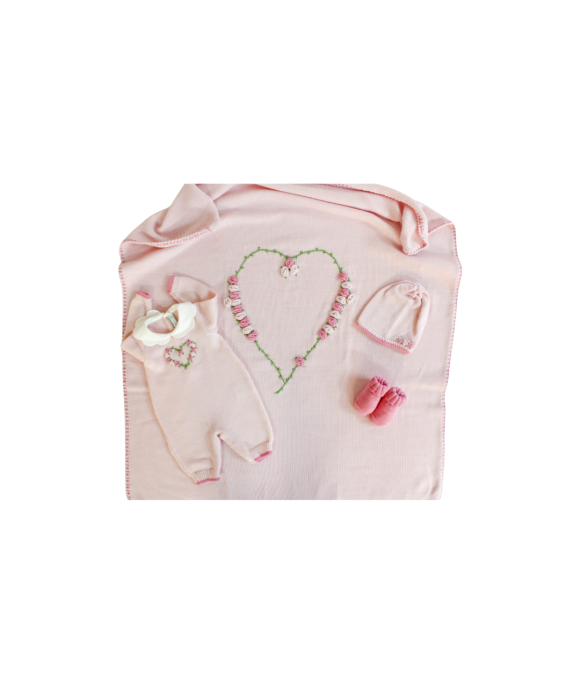 Heart Roses Set - Onesie §174