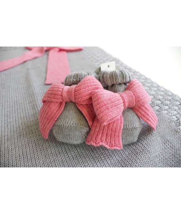 Striped Bow Set - Onesie §177