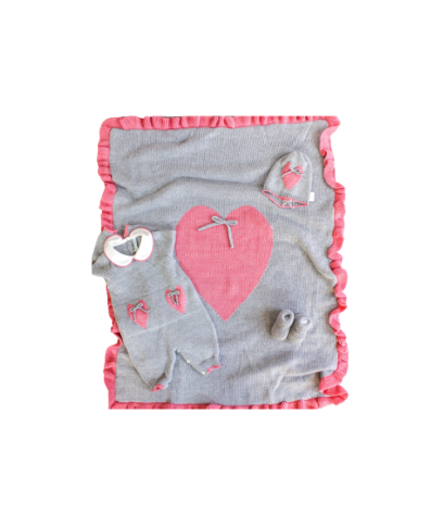 Hearts With Bow Set - Onesie §194