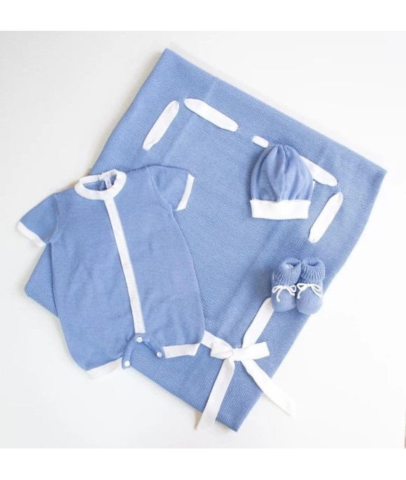 Central Cotton Bow Tie Set - Romper §312