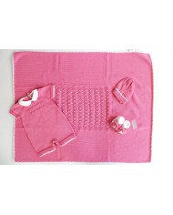 Set Punto Smock Cotone 3 taglia 1 mese en