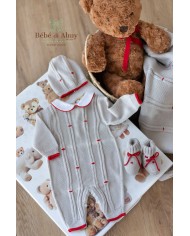 Red Bubbles Set - Onesie §322