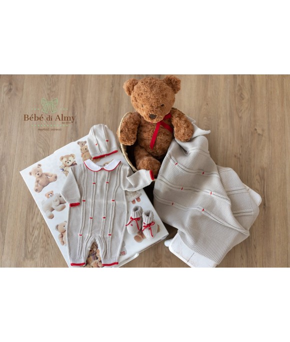 Red Bubbles Set - Onesie §322