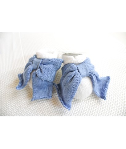 Cotton Bow Set - Band Covers (White-Light Blue) Boy §334