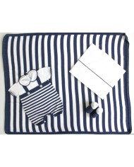 Set Marinaretto Bicolor Cotone en