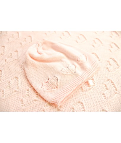 Cotton Openwork Hearts Set - Girl's Headband Cover §339