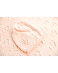 Cotton Openwork Hearts Set - Girl's Headband Cover §339