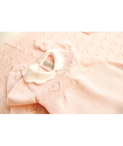 Cotton Openwork Hearts Set - Onesie §340