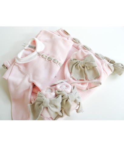 Bow Set With Cotton Ribbon - Onesie §348