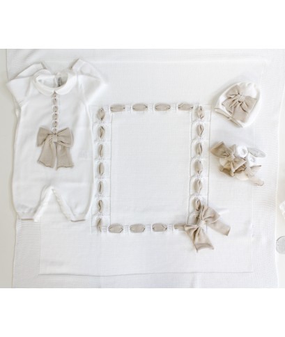 Bow Set With Cotton Ribbon - Onesie §349