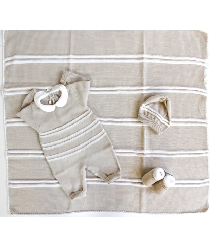 Striped Cotton Set - Onesie §357