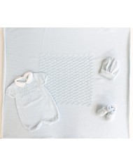 Set Punto Smock Cotone - Pagliaccetto §359