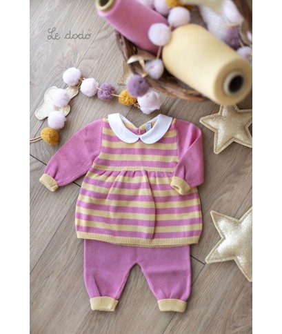 Cotton Stripes Series - 2 Piece Set (T-shirt + Trousers) §383