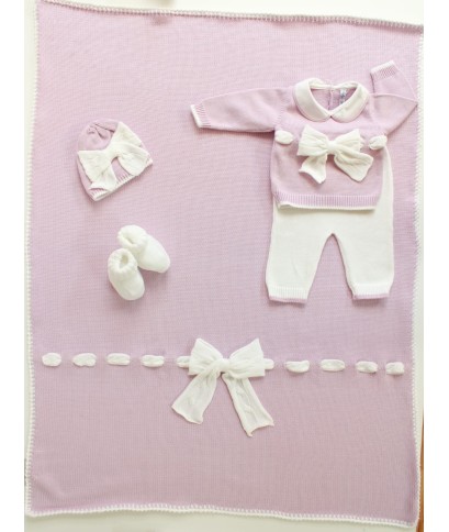 Cotton Braid Bow Set - Headband Covers §395