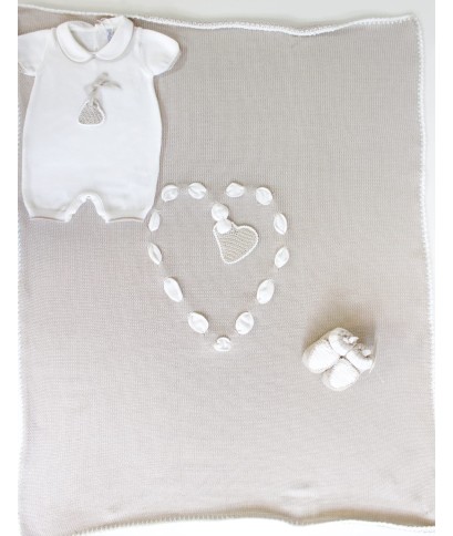 Set Cuore Cotone - Pagliaccetto §403