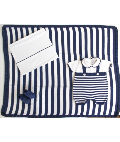 Cotton Stripes Set - Romper + Sheet §413