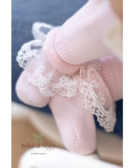 Ceremony Set With Cotton Lace (Girls) - Headband Covers §414