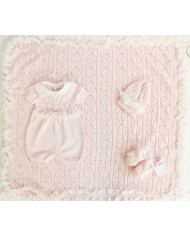 Ceremony Set With Cotton Lace (Girls) - Romper §415