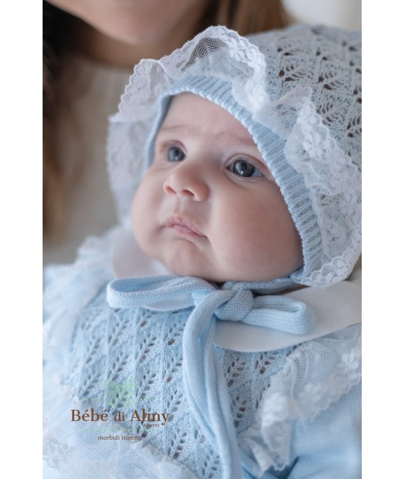 Ceremony Set With Cotton Lace (Boy) - Onesie §420